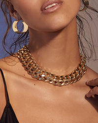 Seraphina Statement Necklace- Silver View 2