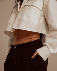 The Violante Belly Chain- Silver View 6