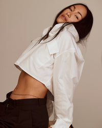 The Violante Belly Chain- Silver View 2
