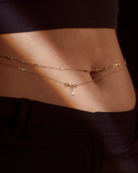 Sunrise on South Beach Belly Chain Set- Silver View 5