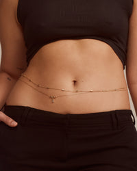 Sunrise on South Beach Belly Chain Set- Silver View 7