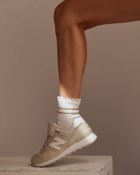 Virgo Energy Anklet- Silver view 2
