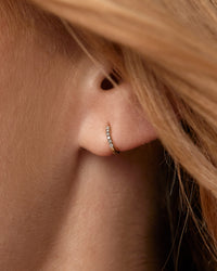 The Tiniest Diamond Huggies View 7