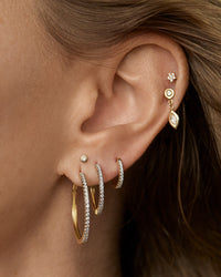 The Dreamy Diamond Hoops (18mm) View 6