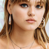 Casimir Tube Hoops- Silver View 6