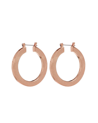 Celine Hoops- Rose Gold View 1