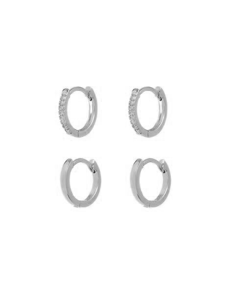 Sorrento Huggies- Silver | Luv Aj