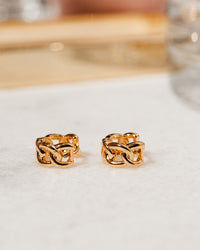 Baby Curb Link Huggies- Gold View 4