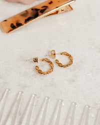Baby Rope Hoops- Gold View 3