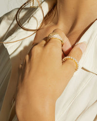 Princess Ballier Ring- Gold View 3