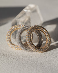 Pave Amalfi Ring- Silver View 7