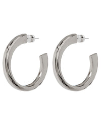 Architectural Statement Hoops- Silver View 1