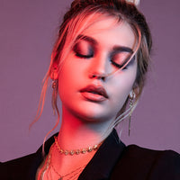 The Fleur Choker- Gold View 3