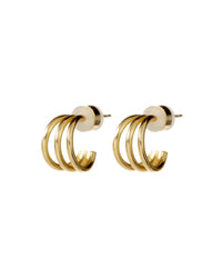 Baby Bastille Hoops- Gold View 1