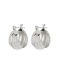 Baby Rosetta Hoops- Silver View 1