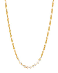 Ballier Curb Chain Necklace- Gold