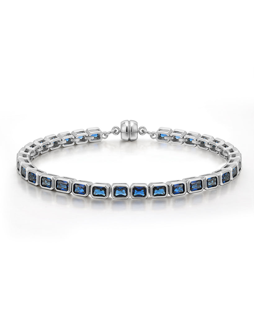 Sapphire Bracelet Mangalsutra With Black Beads – Mangalsutraonline