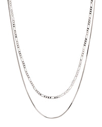 Cecilia Chain Necklace- Silver