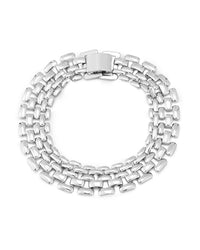 Celine Chain Link Bracelet- Silver View 1