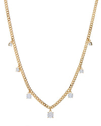Cher Diamonte Necklace- Gold View 1