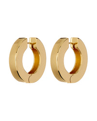 Coco Hinge Hoops- Gold View 1