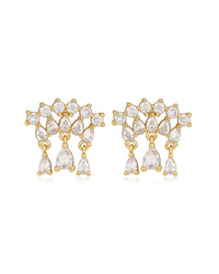 Colette Shaker Studs- Gold View 1
