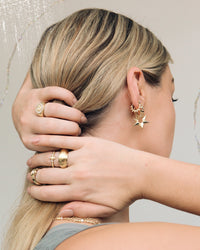 Wave Dome Ring- Gold view 2