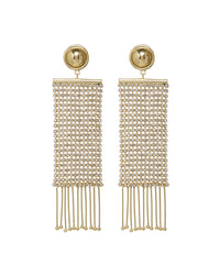 Constantine Chainmaille Earrings- Gold View 1