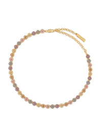 Daisy Studs Necklace- Gold View 1