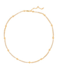 Daisy Ballier Chain Necklace- Gold View 1