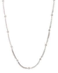 Daisy Ballier Chain Necklace- Silver View 4