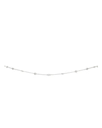 Daisy Charm Belly Chain- Silver