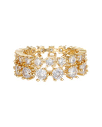 Diamond Bijoux Ring Set- Gold