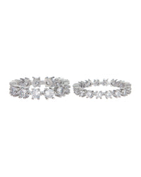 Diamond Bijoux Ring Set- Silver View 3