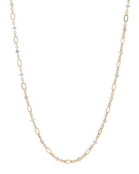 Dionne Link Necklace- Gold View 1