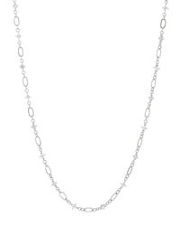 Dionne Link Necklace- Silver