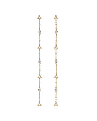 Marrakech Drop Studs- Gold View 1