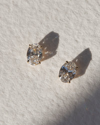The Ultimate Oval Solitaire Studs View 6