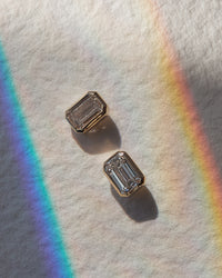 The Bella Bezel Studs View 5