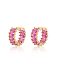 Emerald Ballier Huggies- Pink- Gold View 1
