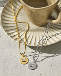 Le Signe Pendant Necklace- Silver View 3