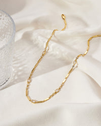 The Rossi Link Chain Necklace- Gold View 4
