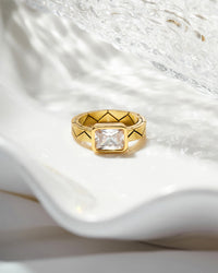 The Camille Ring- Silver View 3
