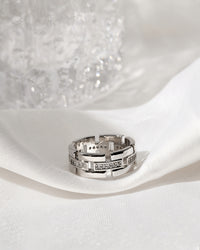 The Rossi Cigar Ring- Silver View 2