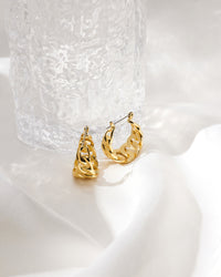 The Louis Chain Hoops- Gold View 3