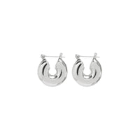 The Mini Donut Hoops- Silver