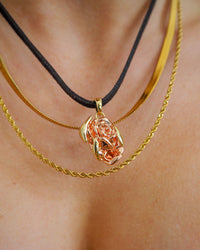 L'Amor Chain Necklace Set- Silver View 4