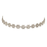The Fleur Choker- Silver