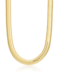 Flex Snake Chain Necklace- Silver