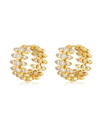 Florette Hoops- Gold View 1